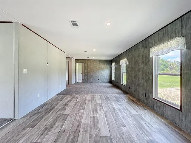 a view of empty room