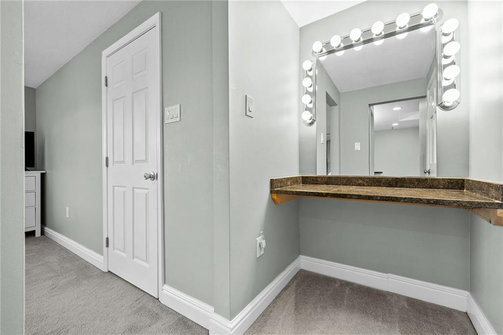 115 South Spring Valley Road Canonsburg, PA 15317 - Photo 22 of 50 a bathroom with a sink and a mirror