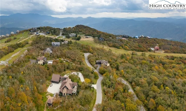 a view of city and mountain
