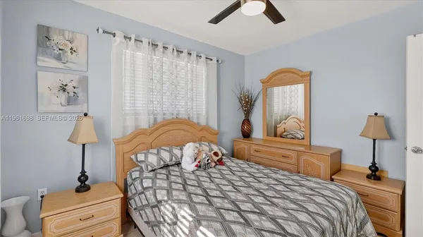 a room with furniture and a window