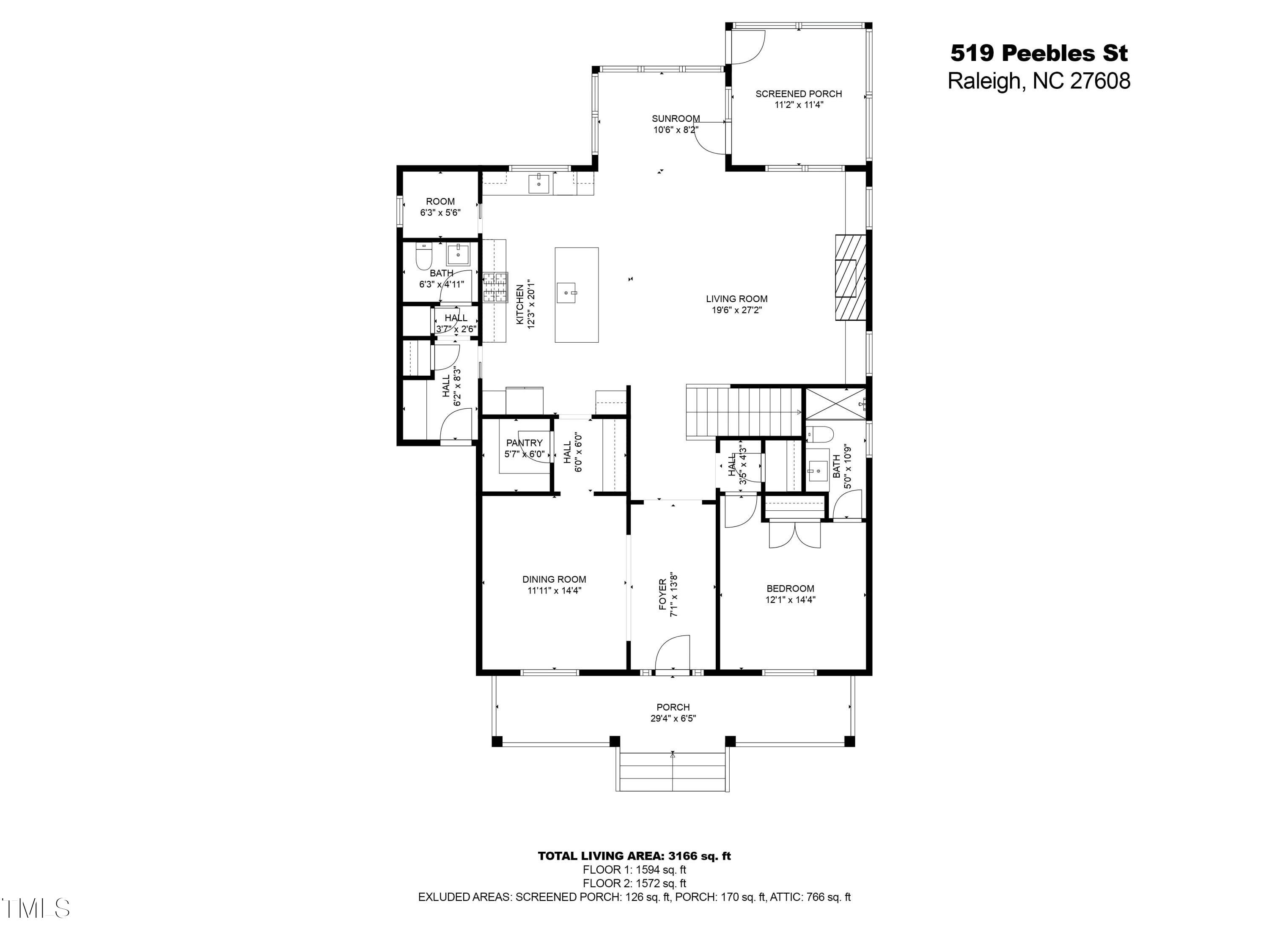 519 Peebles Street Raleigh, NC 27608 - Photo 41 of 43 a picture of a bench in front of a wall