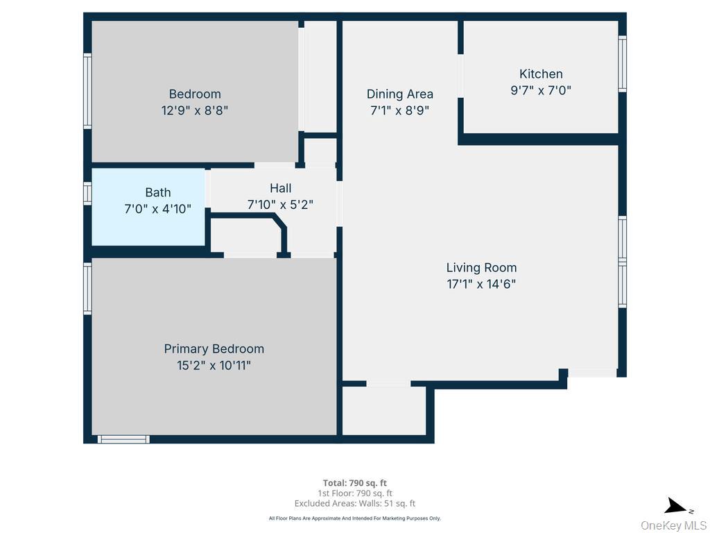 196-72 69th Avenue, Unit 1 Queens, NY 11365 - Photo 23 of 23 View of property floor plan