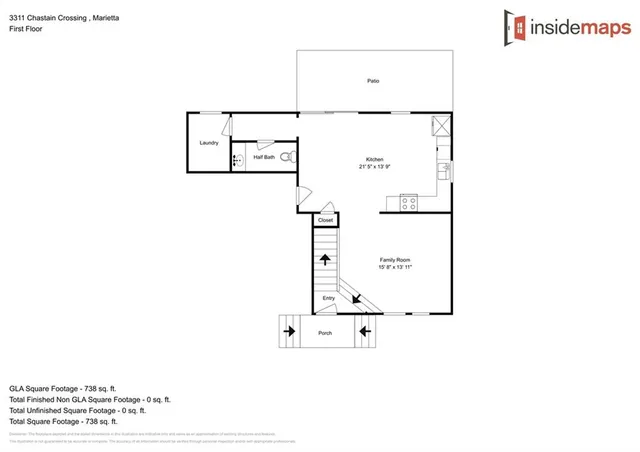 $2,250 | 3311 Chastain Crossing Northwest, Marietta, GA 30066