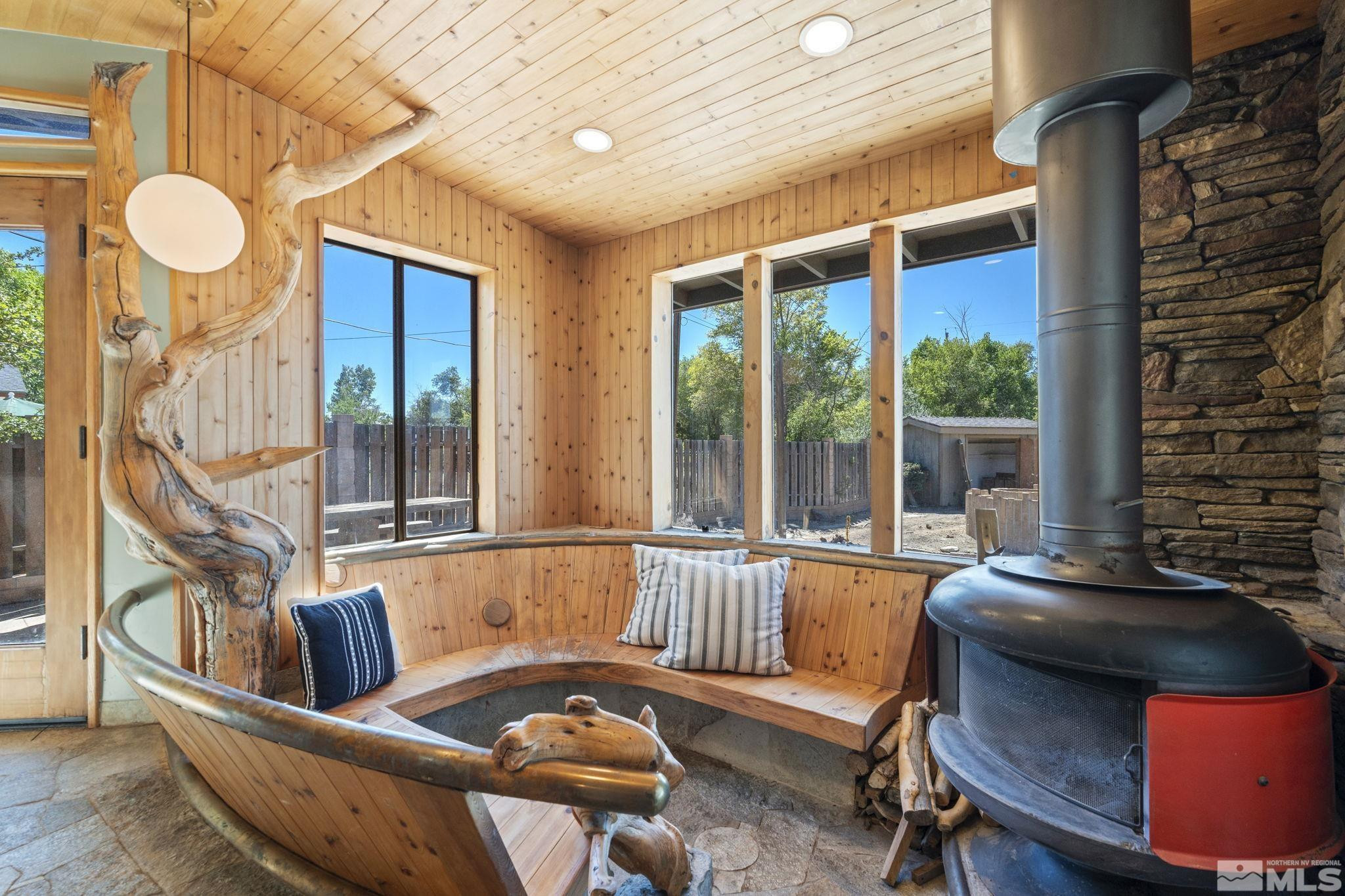 888 Dresslerville Road Gardnerville, NV 89460 - Photo 2 of 35 a living room with furniture and a large window