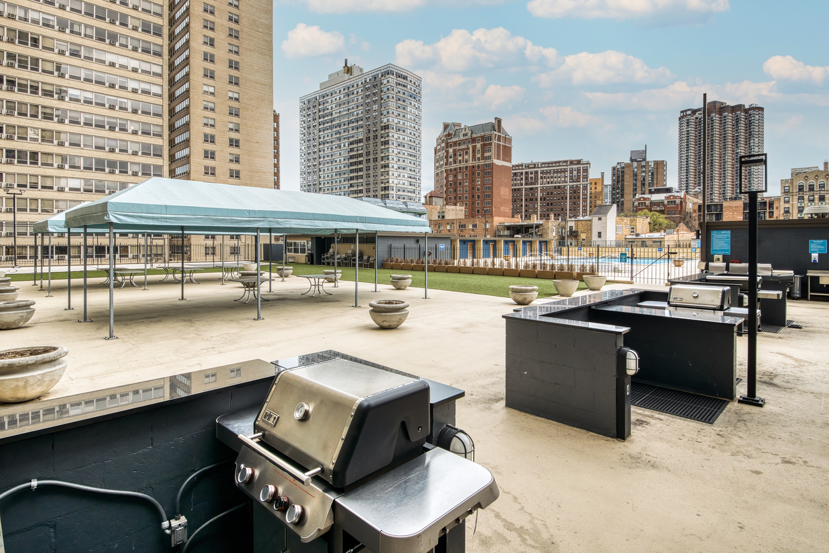 655 West Irving Park Road, Unit 4808 Chicago, IL 60613 - Photo 18 of 26 a view of a ocean with tall buildings