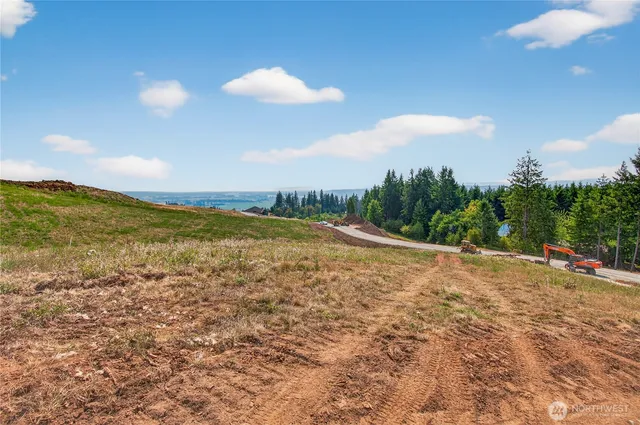 a view of an ocean and beach