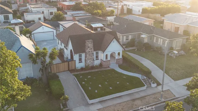 a view of a house with a swimming pool