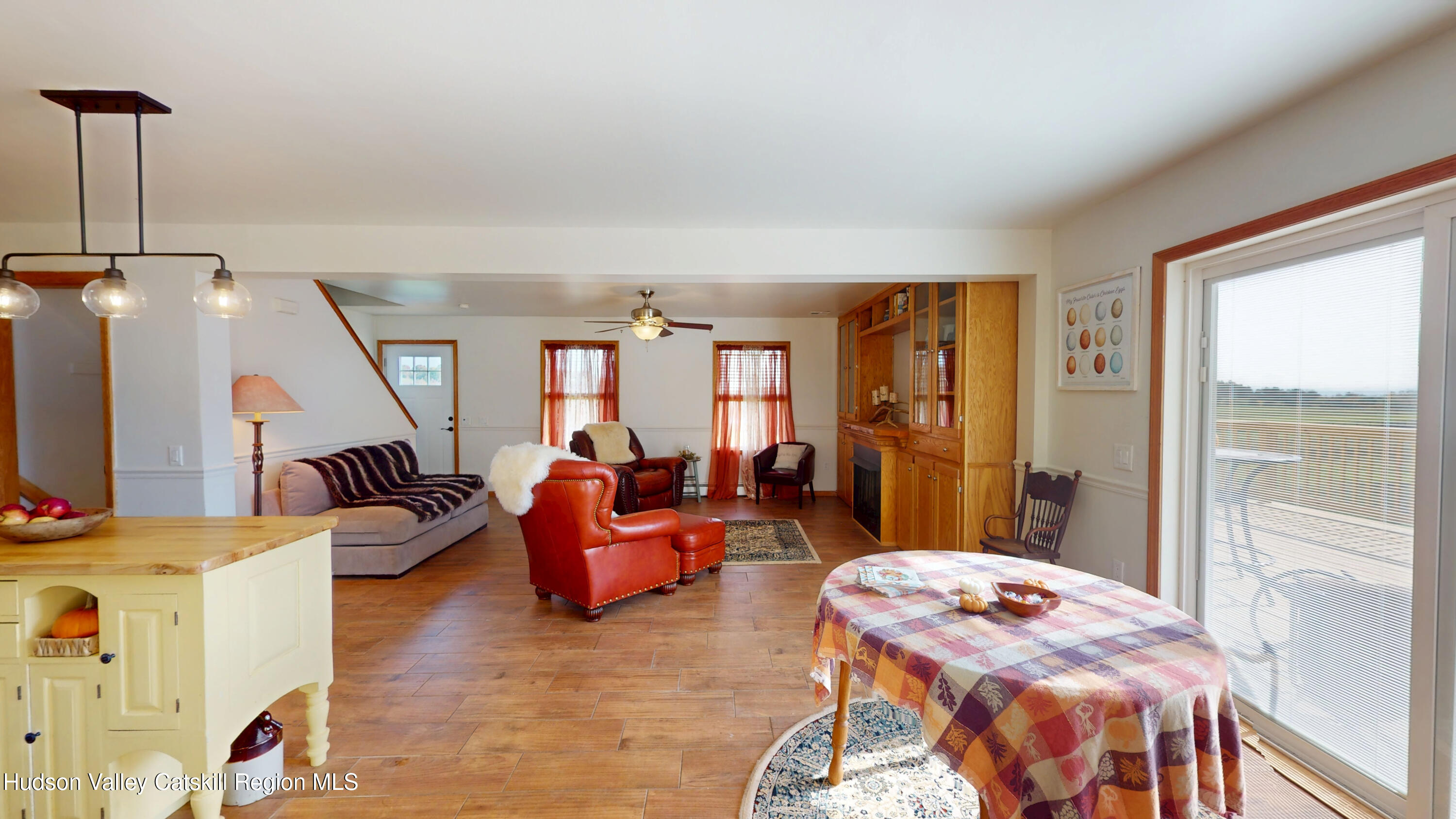 175 Jordan Road Coxsackie, NY 12051 - Photo 7 of 32 a bedroom with furniture and a flat screen tv