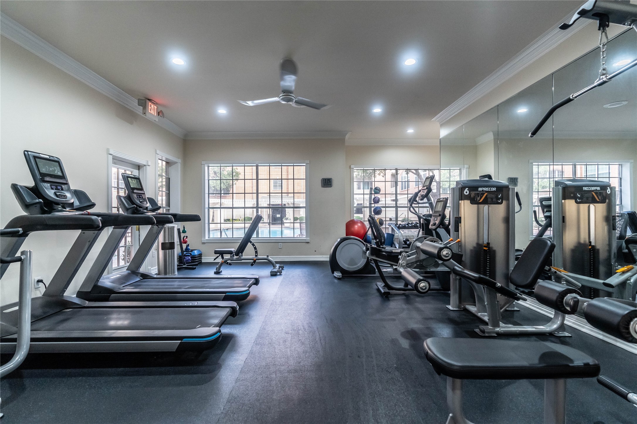 2111 Welch Street, Unit A232 Houston, TX 77019 - Photo 20 of 20 a view of a room with gym equipment
