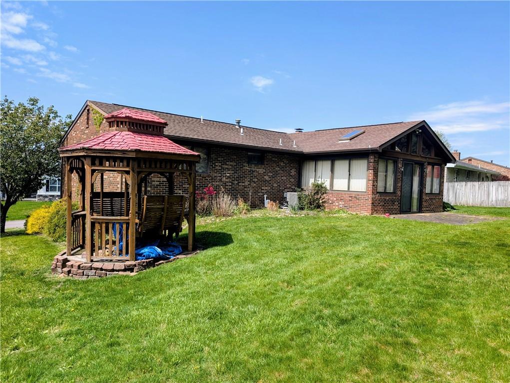 74 Windcrest Drive Cecil, PA 15321 - Photo 8 of 10 Private yard equipped with a gazebo.