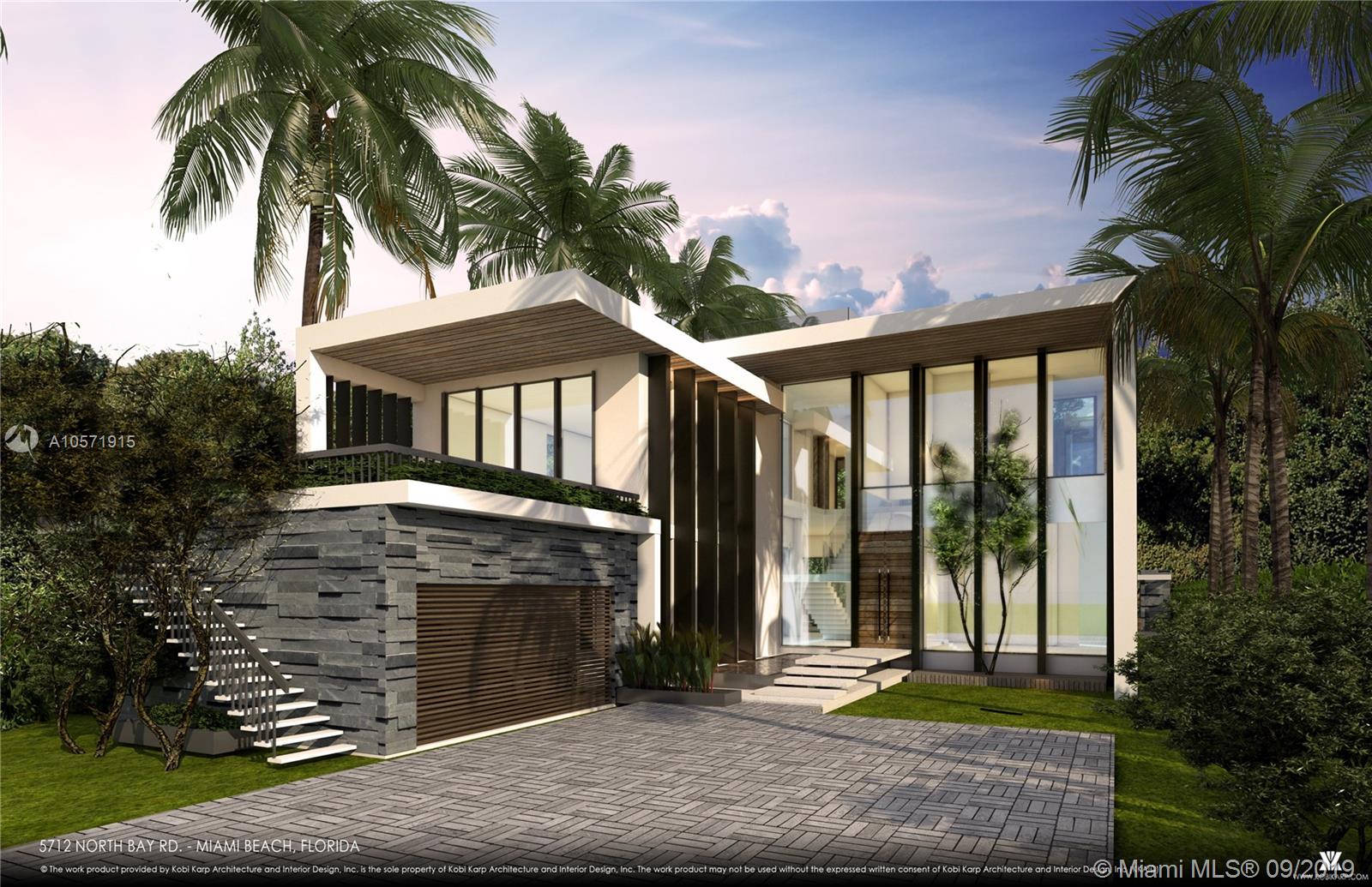 5712 North Bay Road Miami Beach, FL 33140 - Photo 2 of 2 Front Exterior