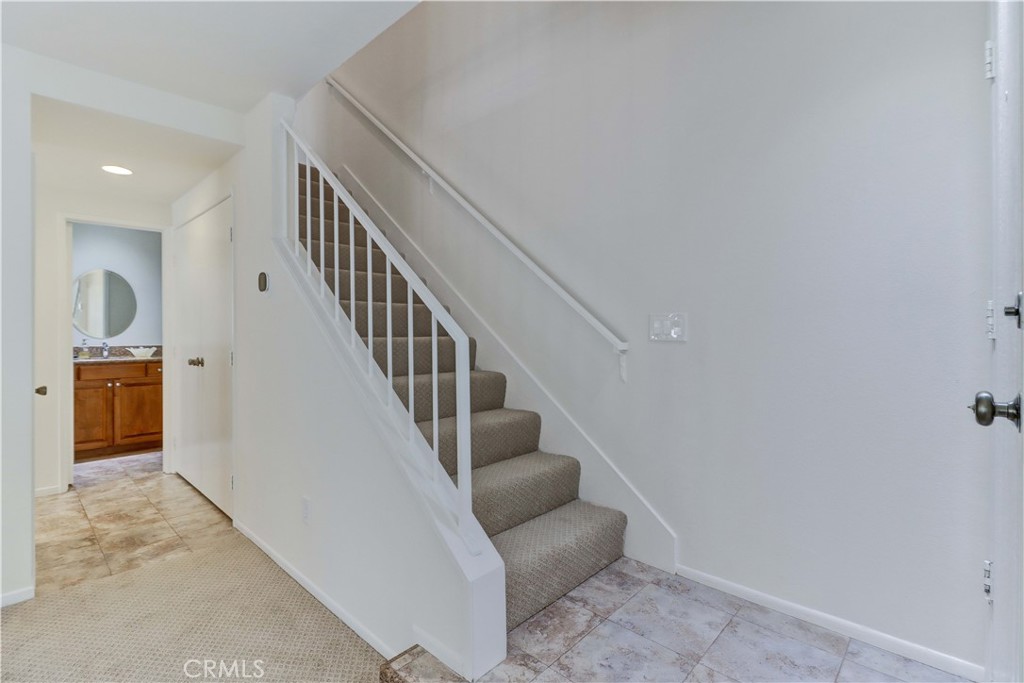 266 Lemon Grove Irvine, CA 92618 - Photo 15 of 55 Stairs and half bath entrance