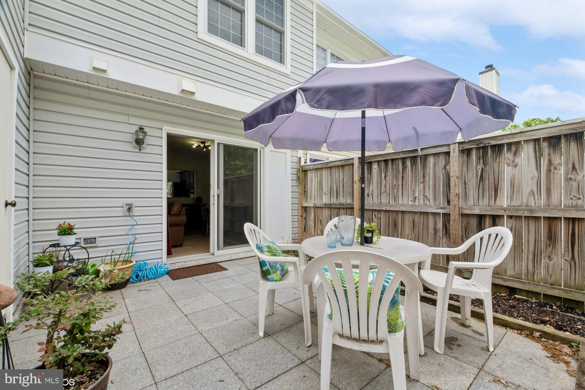 77 Sudbury Square Sterling, VA 20164 - Photo 31 of 33 Newer Sliding Door out to Paved Patio