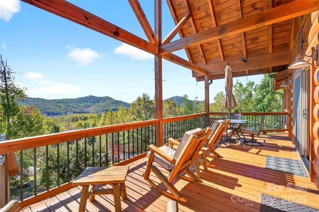 a view of a two chair in the balcony
