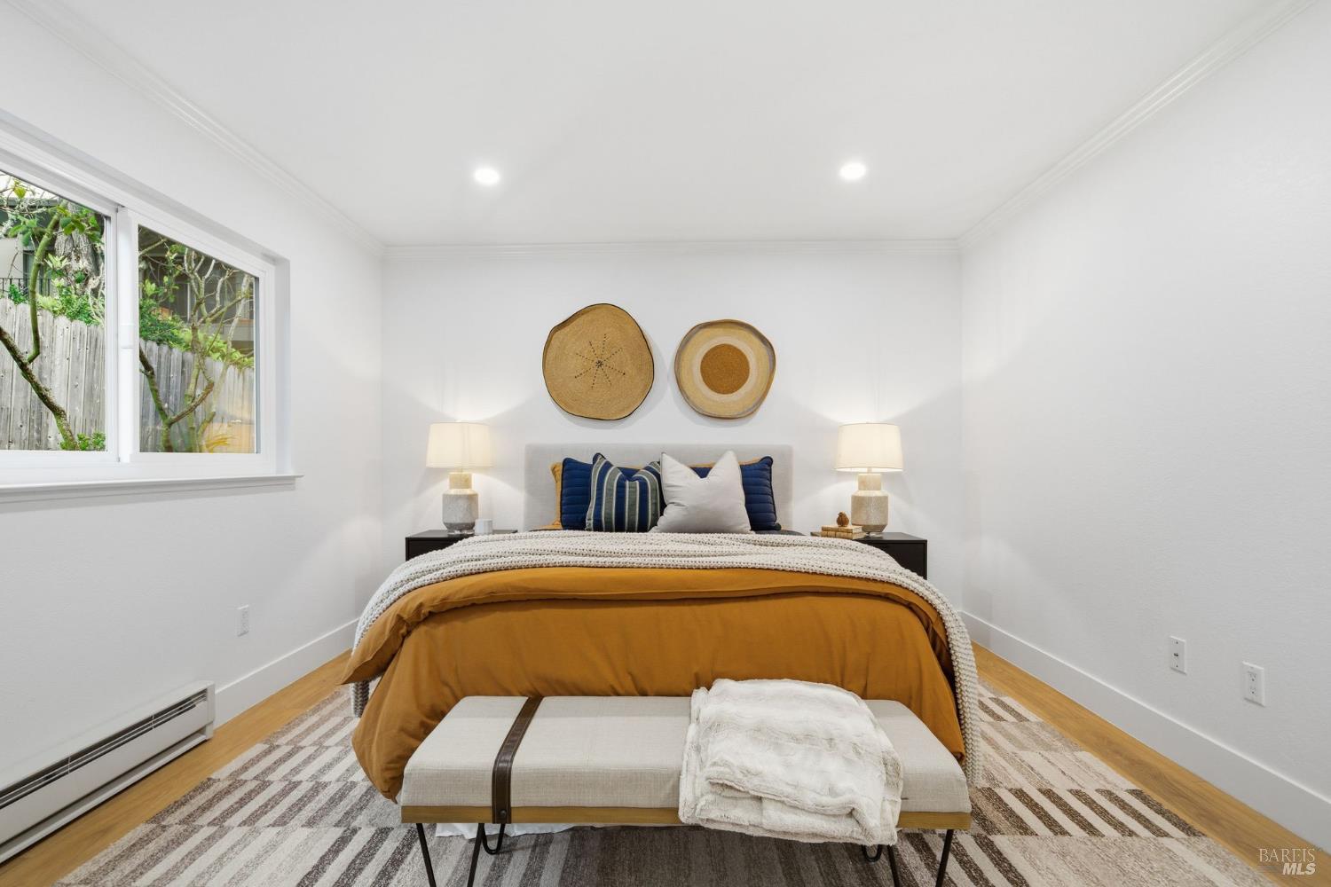 116 Stanford Way Sausalito, CA 94965 - Photo 18 of 37 a bedroom with a bed and window