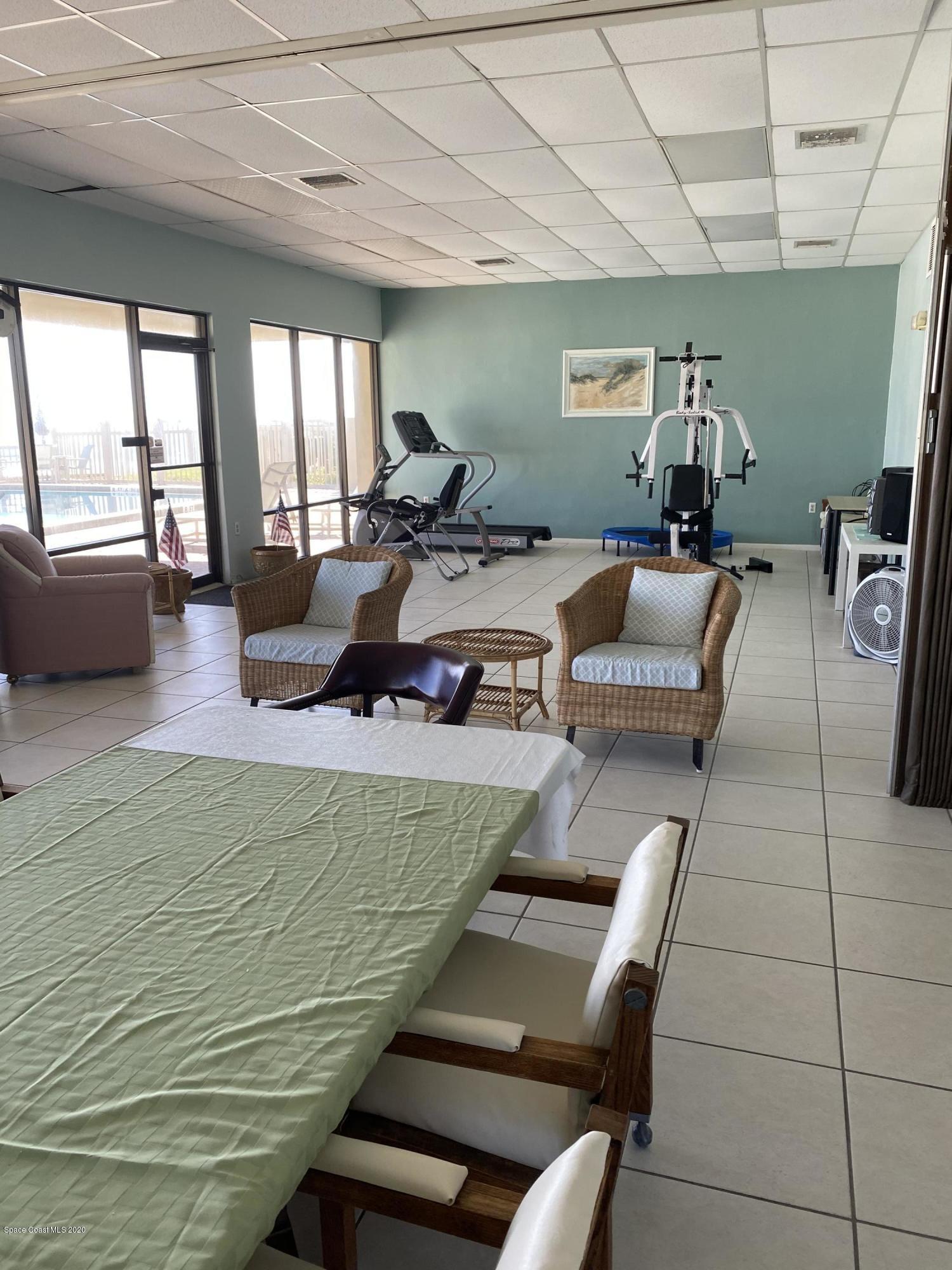1343 Florida A1A, Unit 1D Satellite Beach, FL 32937 - Photo 14 of 14 LaPlaya exercise area