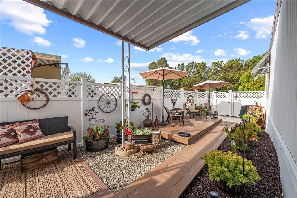 31130 South General Kearny Road, Unit 89 Temecula, CA 92591 - Photo 31 of 49 Back Yard with Deck