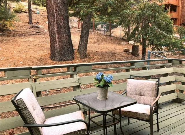 a view of a outdoor seating area