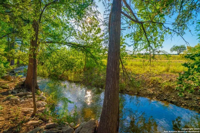 a view of lake from a window