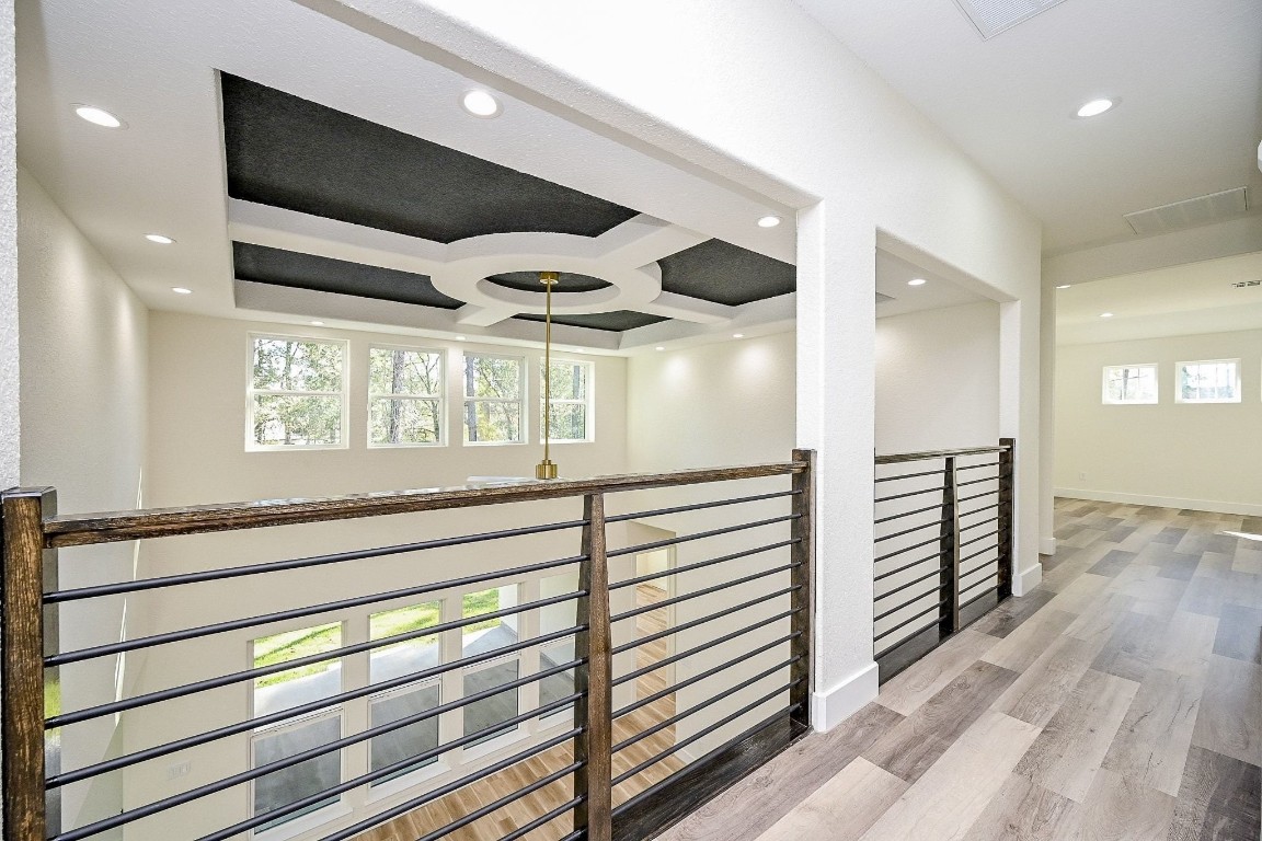 21614 Lee Road Humble, TX 77338 - Photo 25 of 36 a view of entryway and hall with wooden floor
