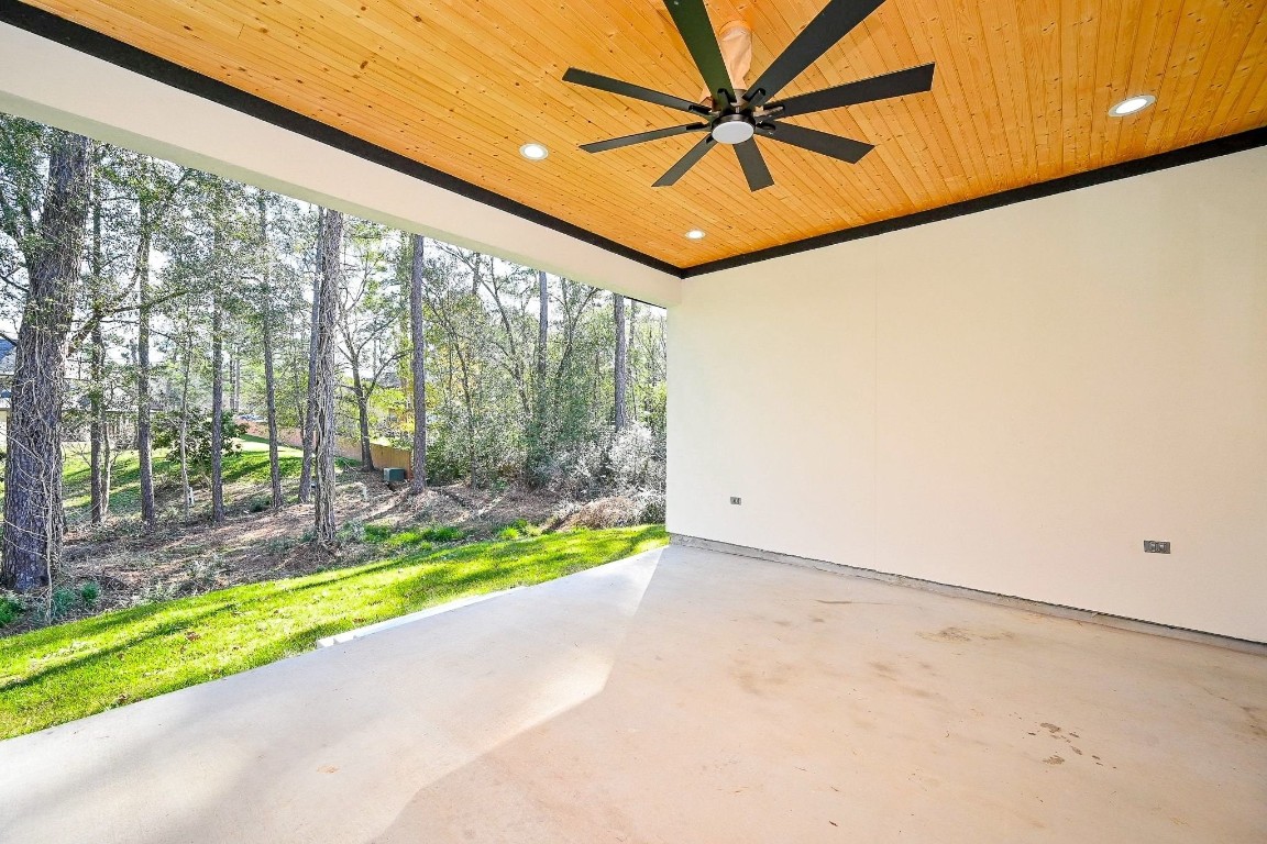 21614 Lee Road Humble, TX 77338 - Photo 27 of 36 a view of swimming pool with a yard