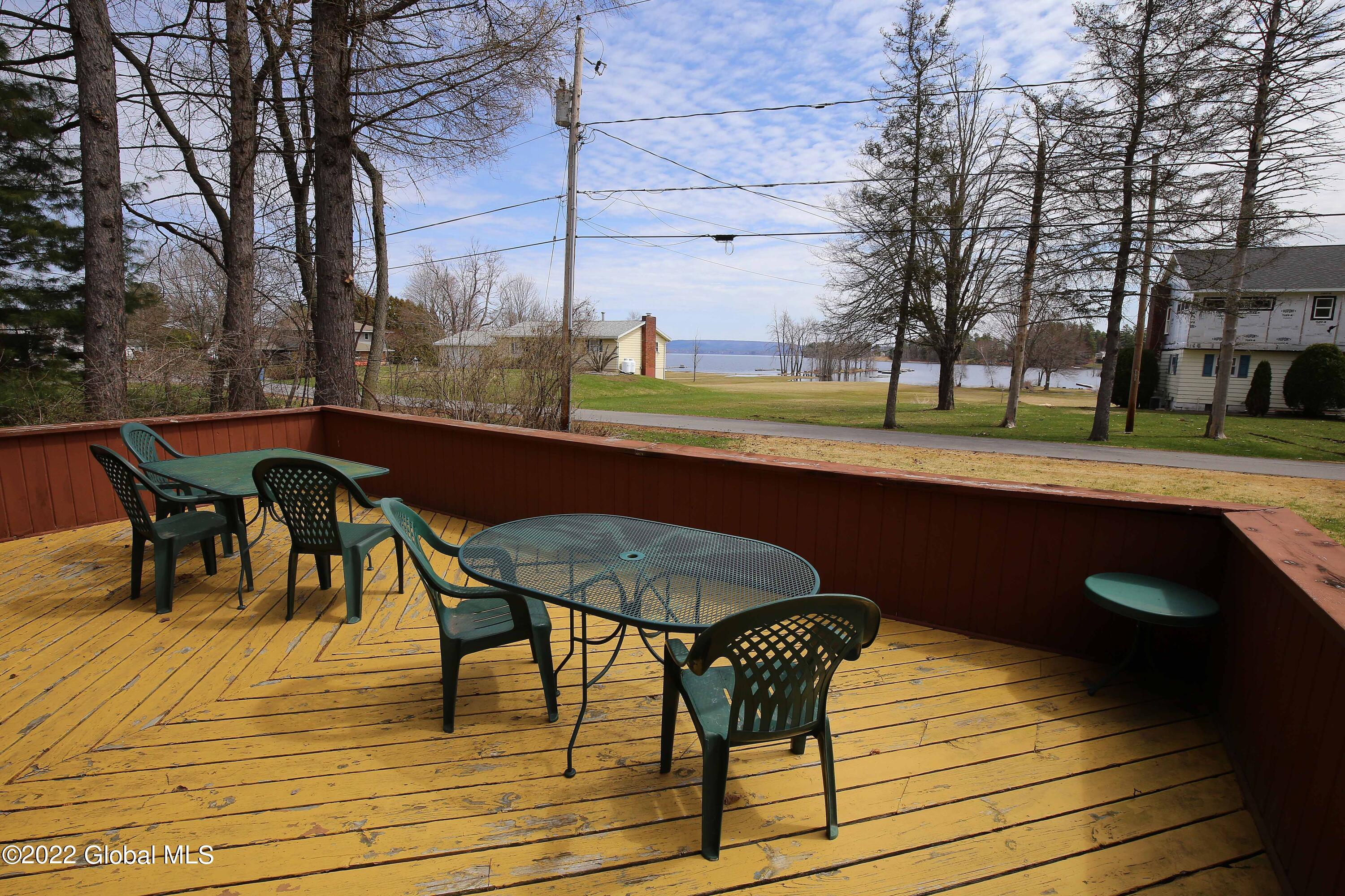 lake view from deck