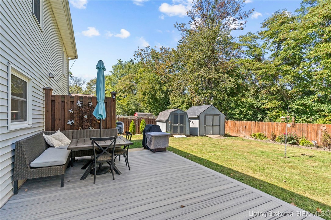 114 Cherry Trace Madison, IN 47250 - Photo 32 of 46 Back yard