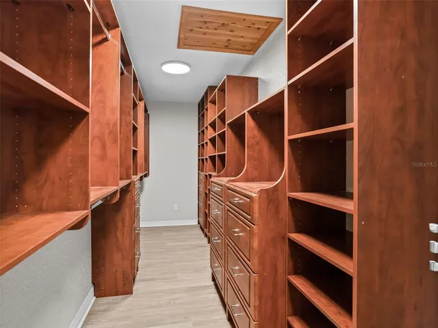 a view of walk in closet