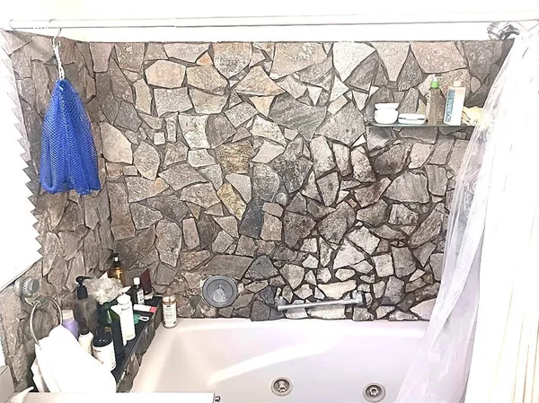 a view of a bathtub