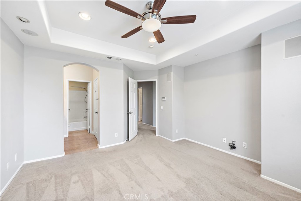 158 North Brea Boulevard Brea, CA 92821 - Photo 16 of 20 a view of empty room with ceiling fan