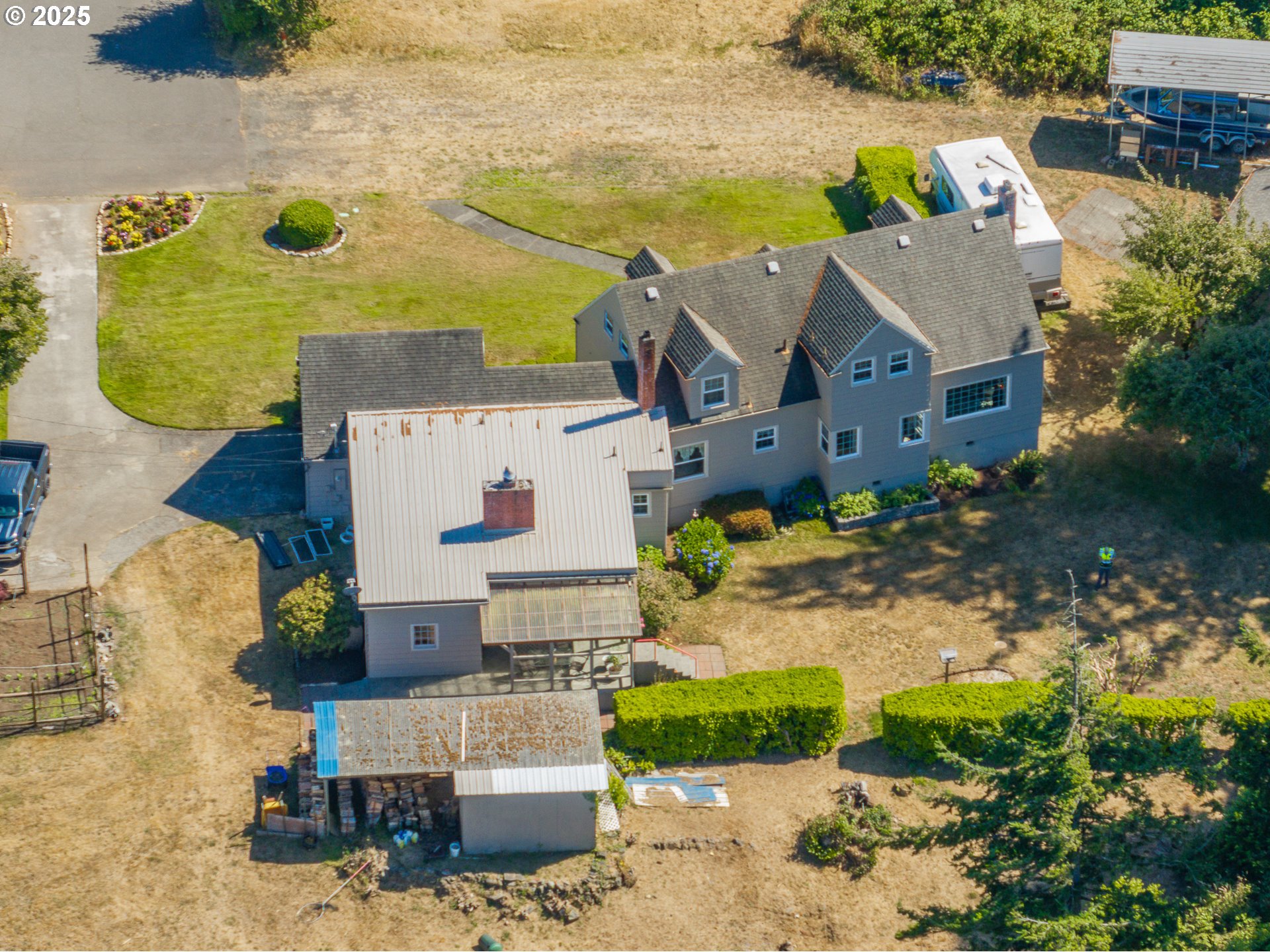 1211 Fairview Street Myrtle Point, OR 97458 - Photo 3 of 48 an aerial view of a house with a yard