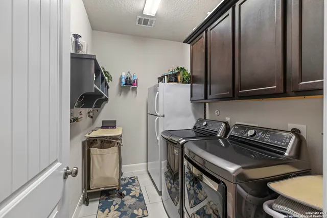 a view of backyard with large trees