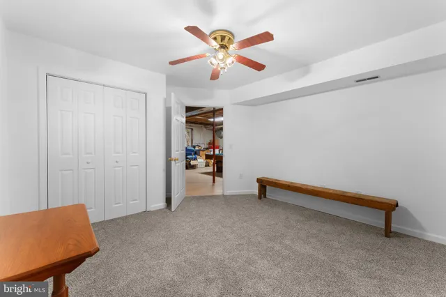 a view of balcony with furniture