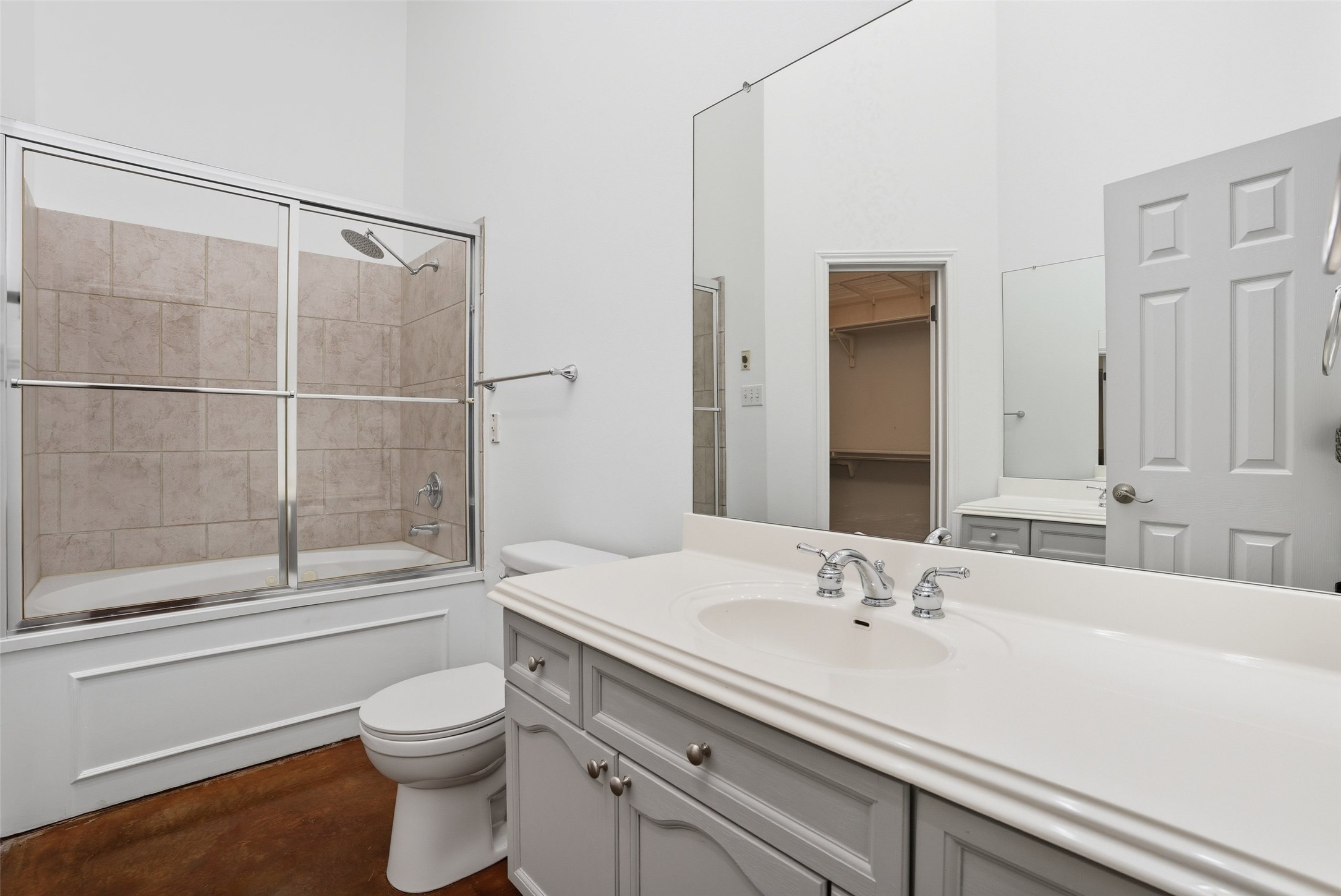 2918 Ranch To Market Road 620, Unit V267 Austin, TX 78734 - Photo 21 of 40 a bathroom with a sink a toilet and shower