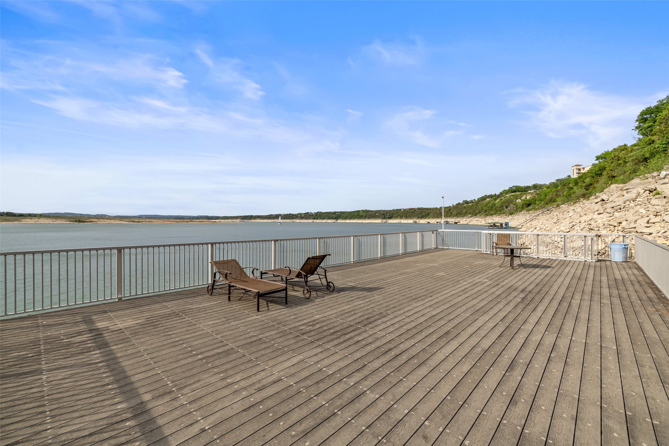 2918 Ranch To Market Road 620, Unit V267 Austin, TX 78734 - Photo 36 of 40 a view of a balcony with wooden floor and outdoor space