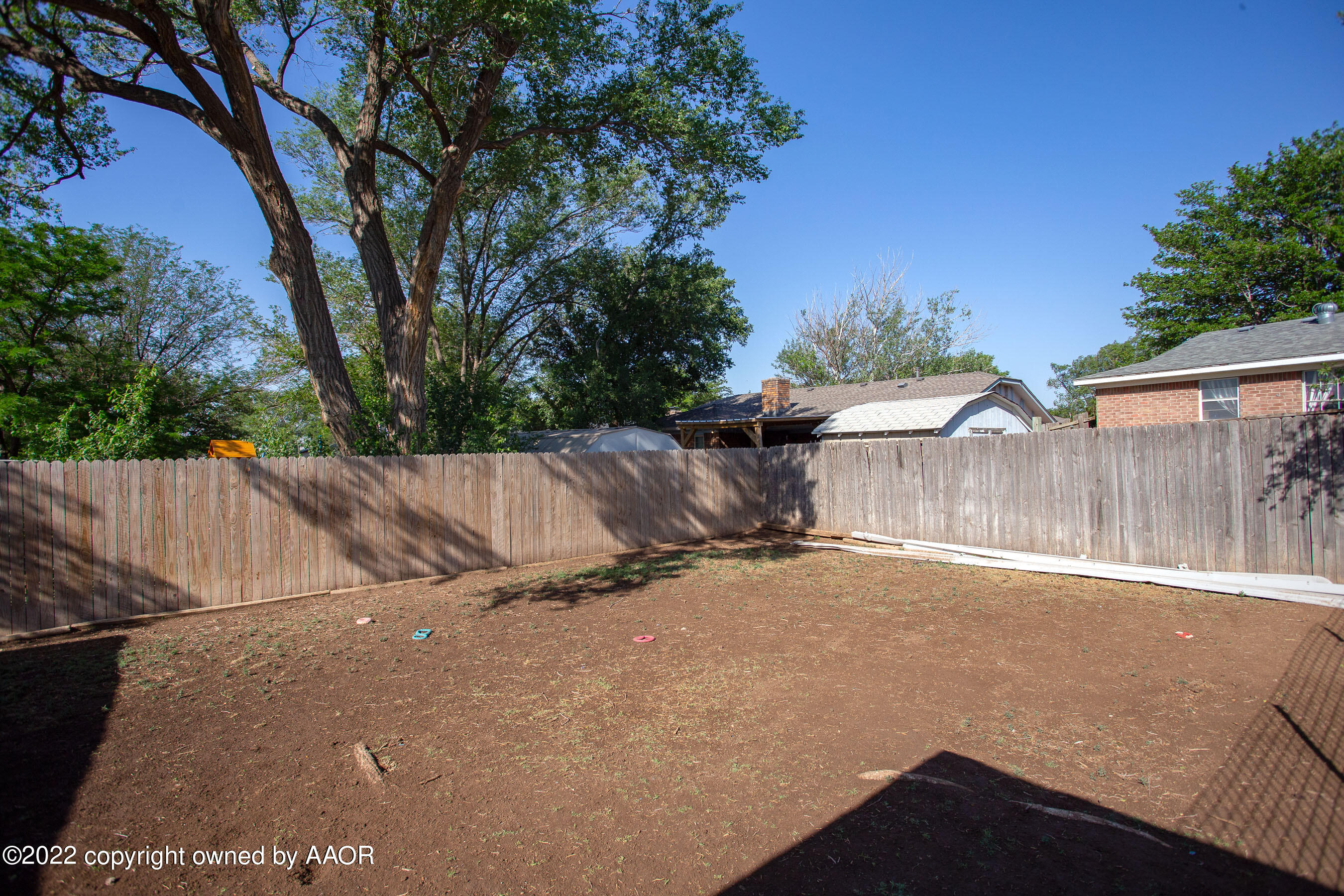5202 Raindrop Lane Amarillo, TX 79110 - Photo 20 of 21 Backyard