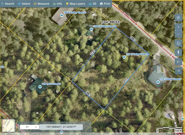 a view of outdoor space with trees