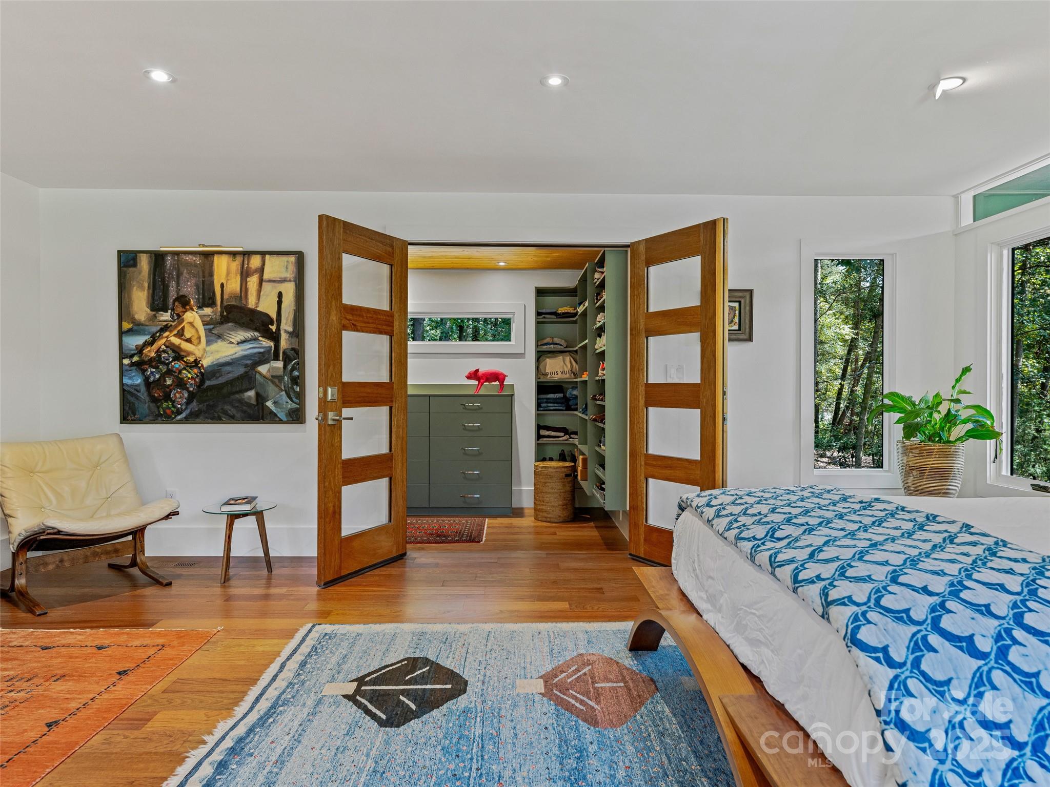 5 Brookside Road Asheville, NC 28803 - Photo 31 of 45 a living room with furniture and a large window