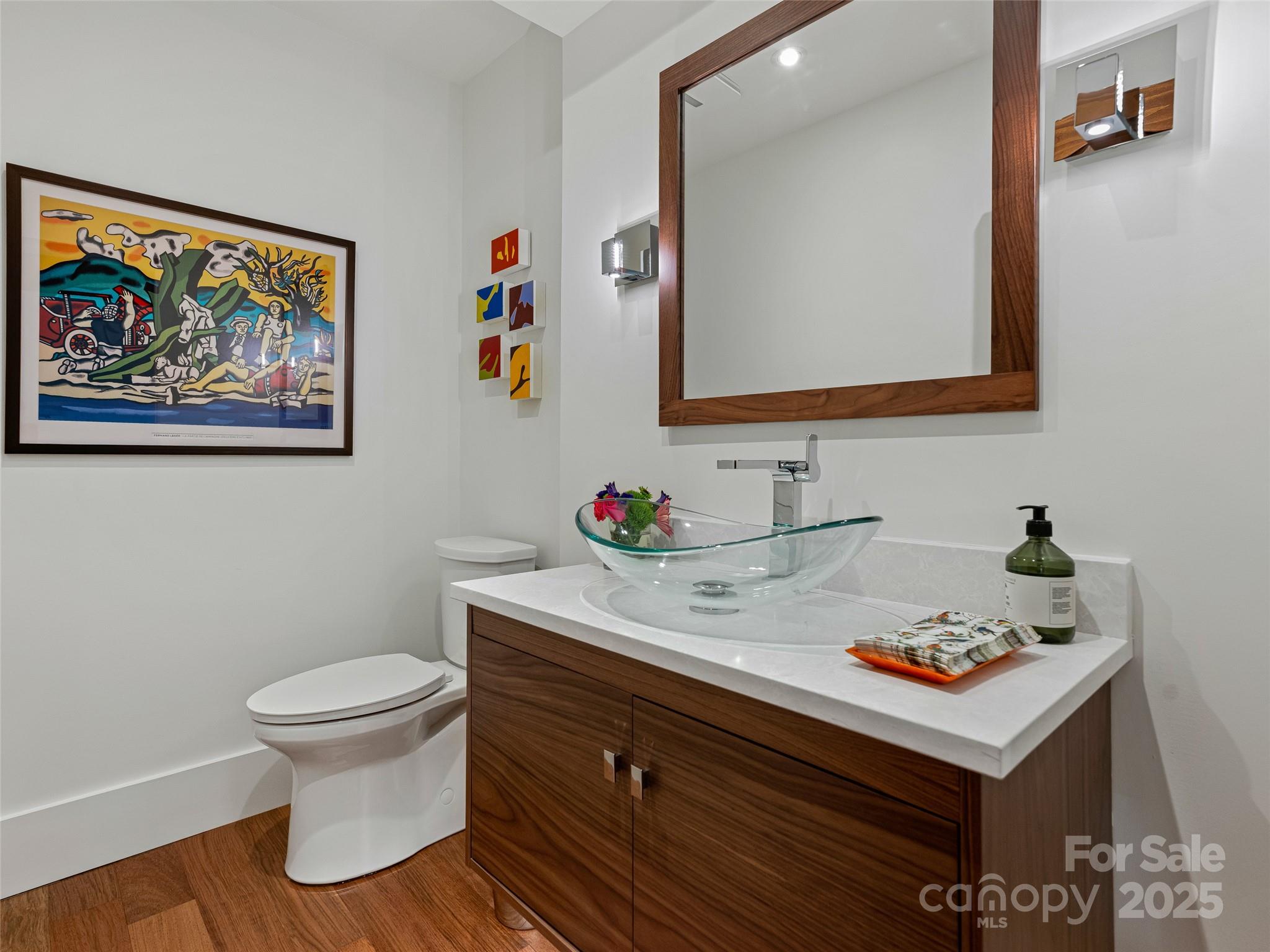 5 Brookside Road Asheville, NC 28803 - Photo 42 of 45 a bathroom with a sink mirror and toilet