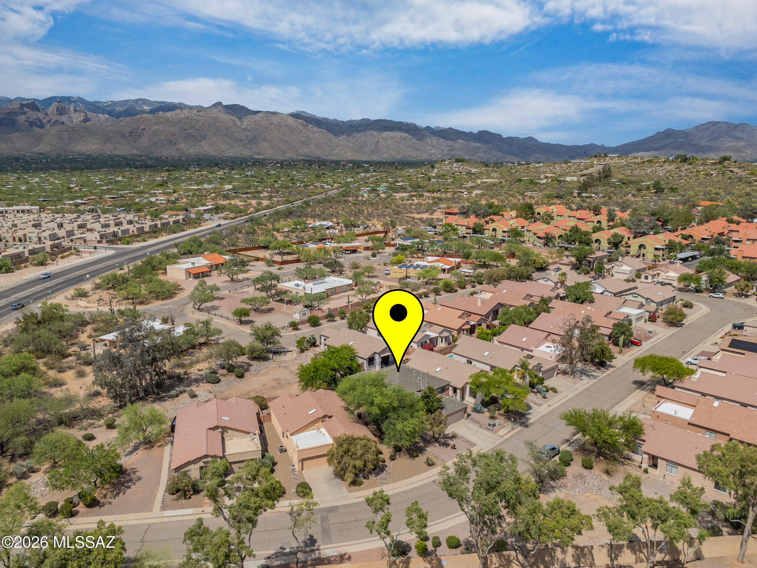 9133 East Dawn Post Road Tucson, AZ 85749 - Photo 49 of 50 Aerial View