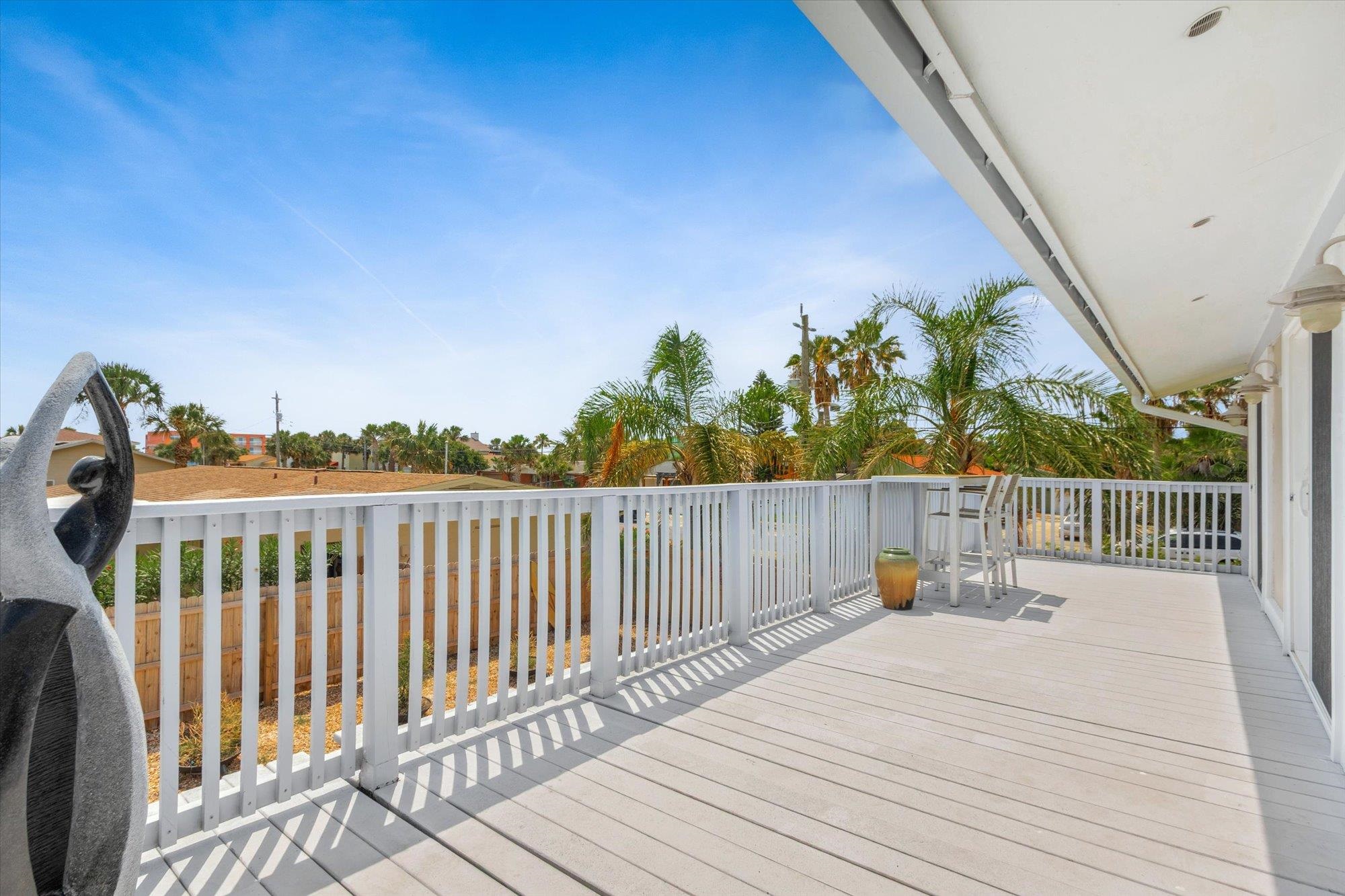 78 Ferrol Road St. Augustine, FL 32084 - Photo 17 of 59 a view of balcony with wooden floor