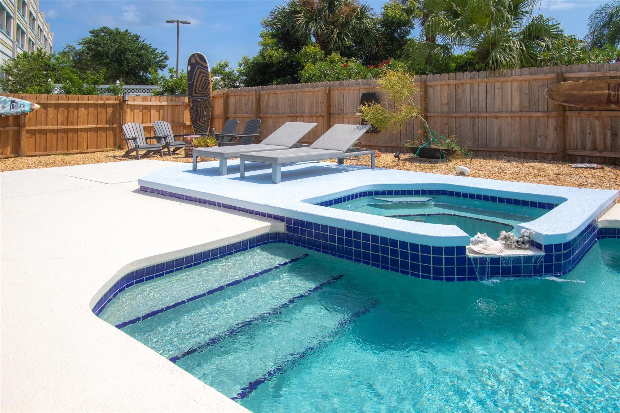 78 Ferrol Road St. Augustine, FL 32084 - Photo 35 of 59 a view of a backyard with swimming pool