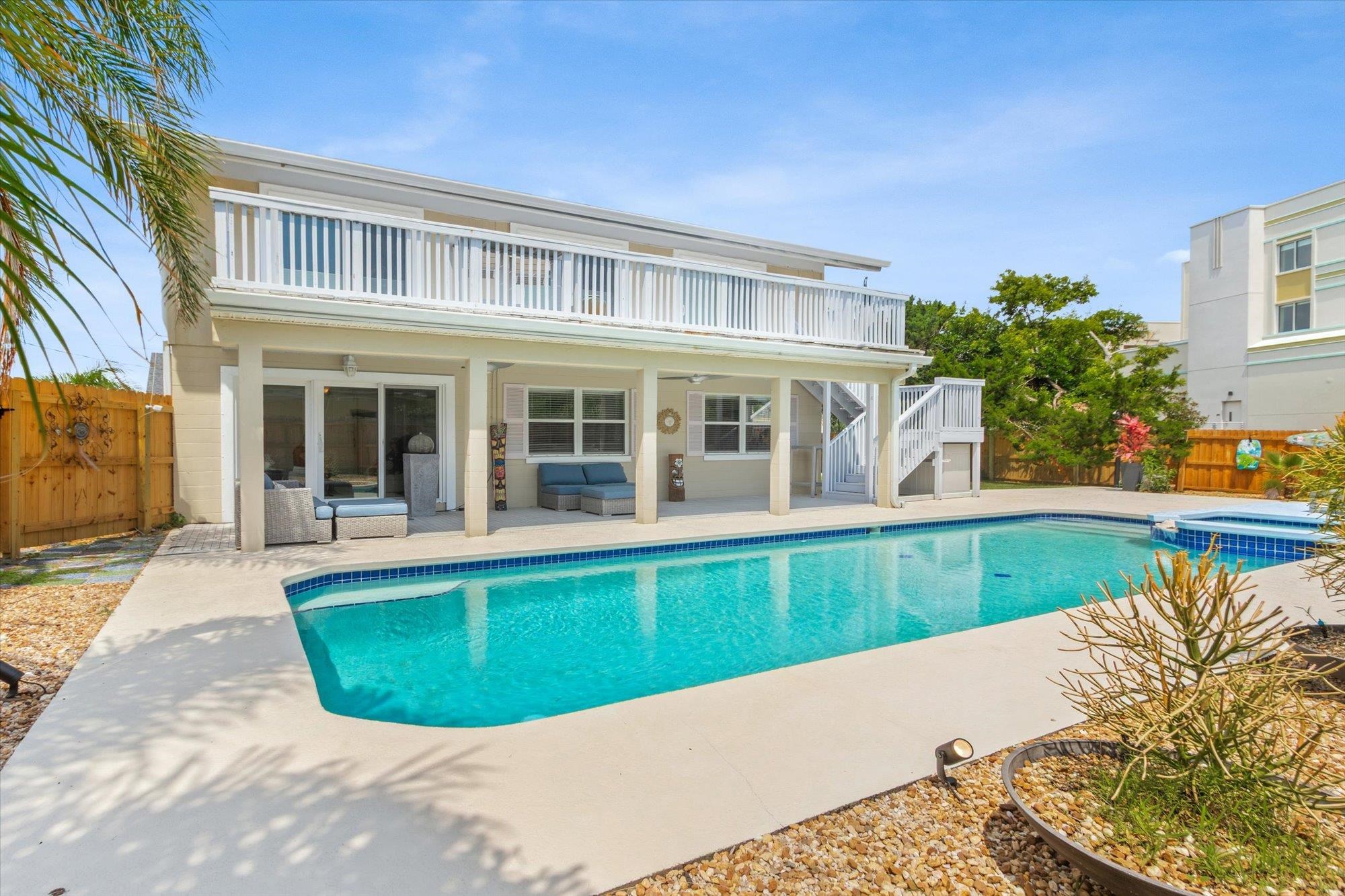 78 Ferrol Road St. Augustine, FL 32084 - Photo 40 of 59 a view of a house with a swimming pool