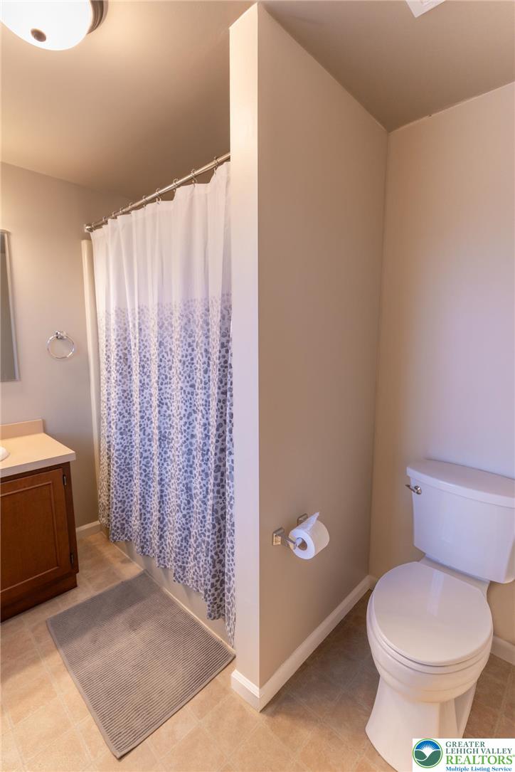 1049 Barnside Road Allentown, PA 18103 - Photo 12 of 19 a bathroom with a toilet and a shower