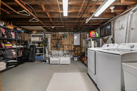 a view of storage and utility room