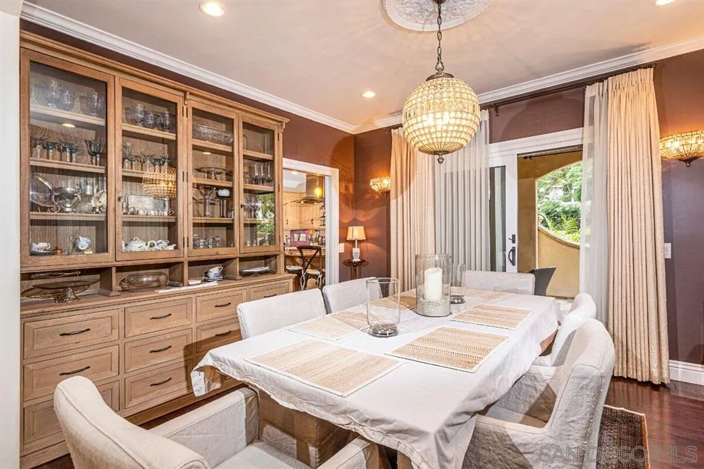 911 4th Street Coronado, CA 92118 - Photo 5 of 18 a view of a dining room with furniture window and outside view