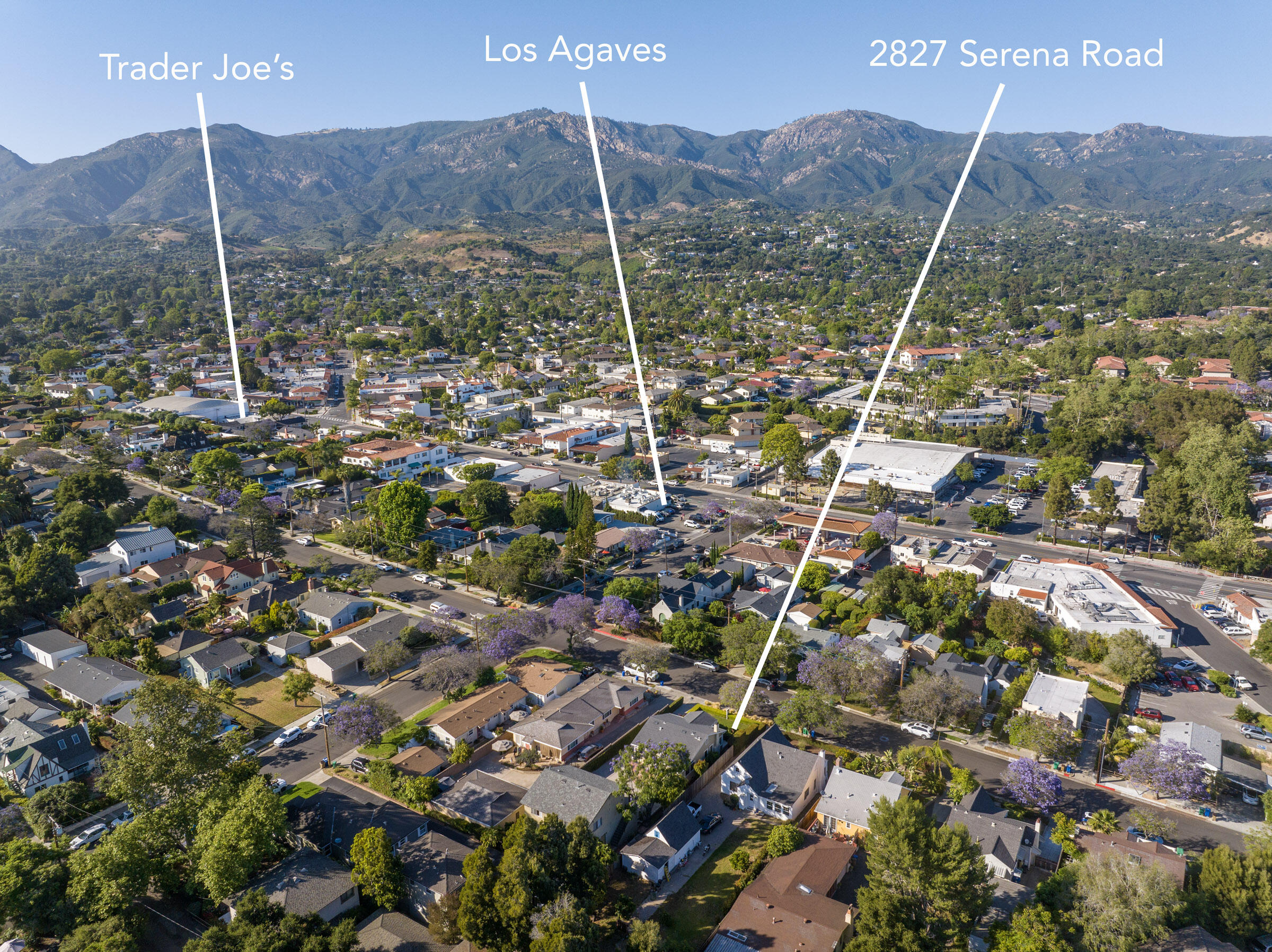 2827-2829 Serena Road Santa Barbara, CA 93105 - Photo 25 of 27 Aerial Footage
