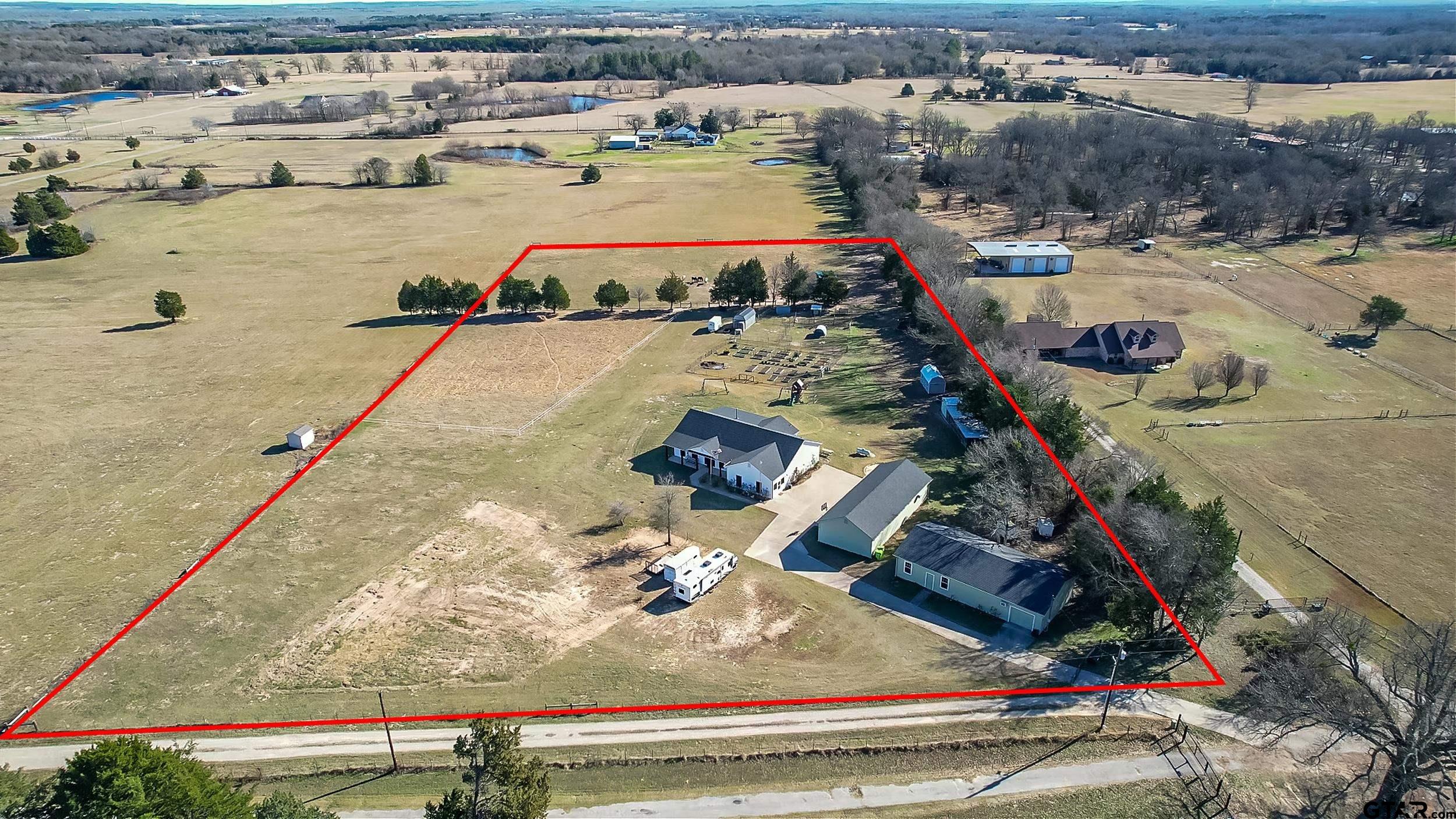 488 VZ County Road Ben Wheeler, TX 75754 - Photo 33 of 47 an aerial view of residential houses with outdoor space