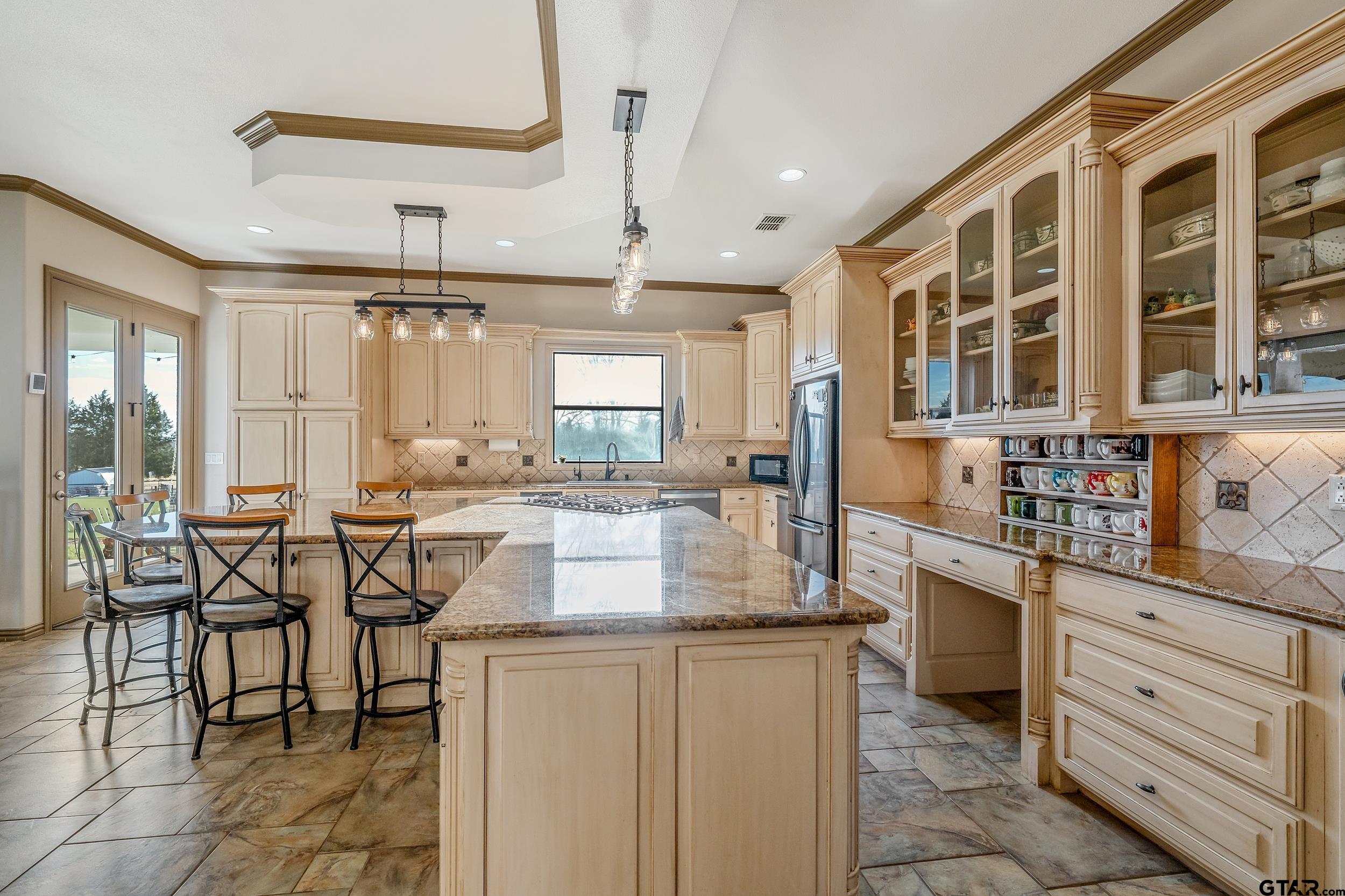 488 VZ County Road Ben Wheeler, TX 75754 - Photo 40 of 47 a kitchen with counter space cabinets and appliances