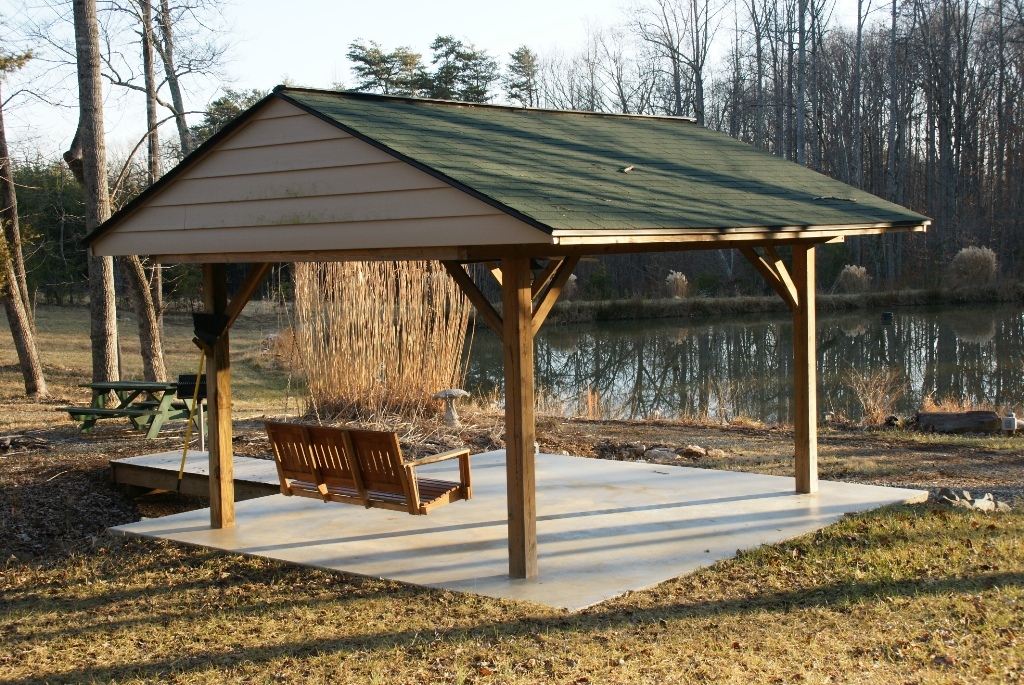 255 Periwinkle Road Moneta, VA 24121 - Photo 4 of 19 Gazebo at Pond